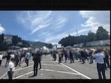 Zona de la protesta en el Estado de México.