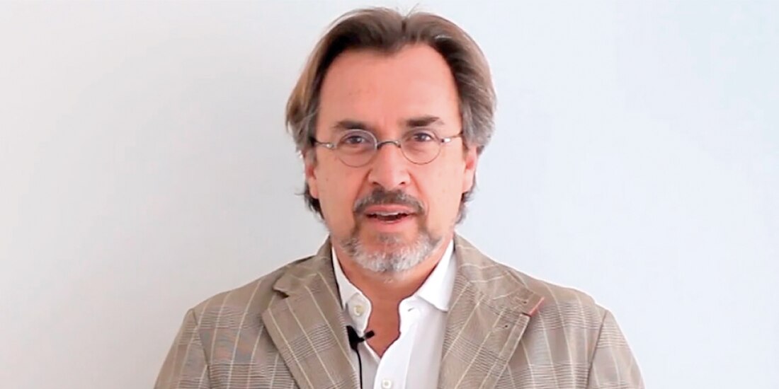 El politólogo colombiano, Mauricio García Villegas, en un fotograma de una charla virtual.