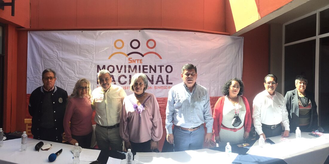 Pronunciamiento de integrantes del Movimiento Nacional por la Transformación Sindical. 