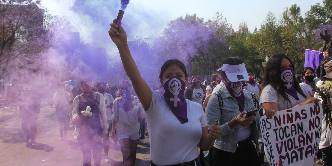 Mujeres saldrán a las calles a marchar para exigir justicia en el marco del Día Internacional de la Mujer.