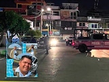 ESCENA en la que se suscitó la agresión en contra de los profesionales veracruzanos