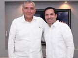Adán Augusto López reconoce el trabajo de Mauricio Vila.
