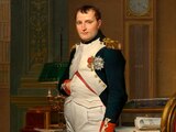 El lienzo "Retrato de Napoleón en su gabinete de trabajo", de Jacques-Louis David.