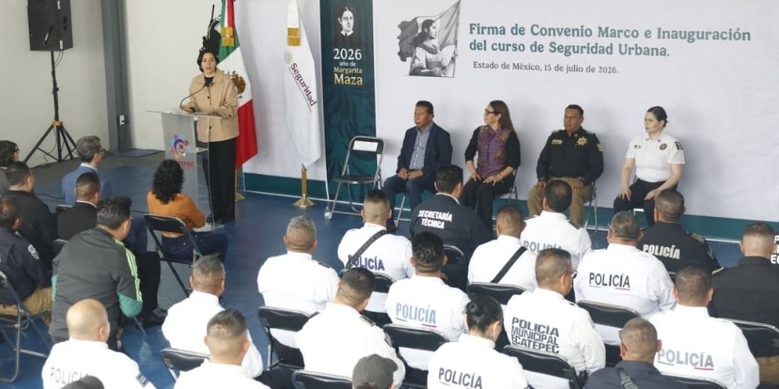 SSPC impulsa nuevo programa de capacitación para policías de Ecatepec