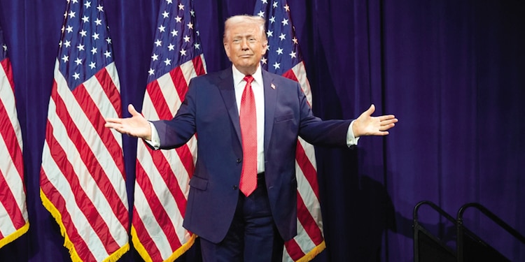 El presidente de Estados Unidos, Donald Trump, el martes 6 de enero, en Washington.