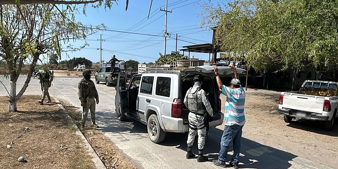 Acción de seguridad en Michoacán.