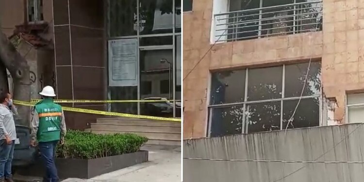 Edificio del número 192 de la calle de San Luis Potosí, en la colonia Roma, en la CDMX, el 23 de junio de 2020.