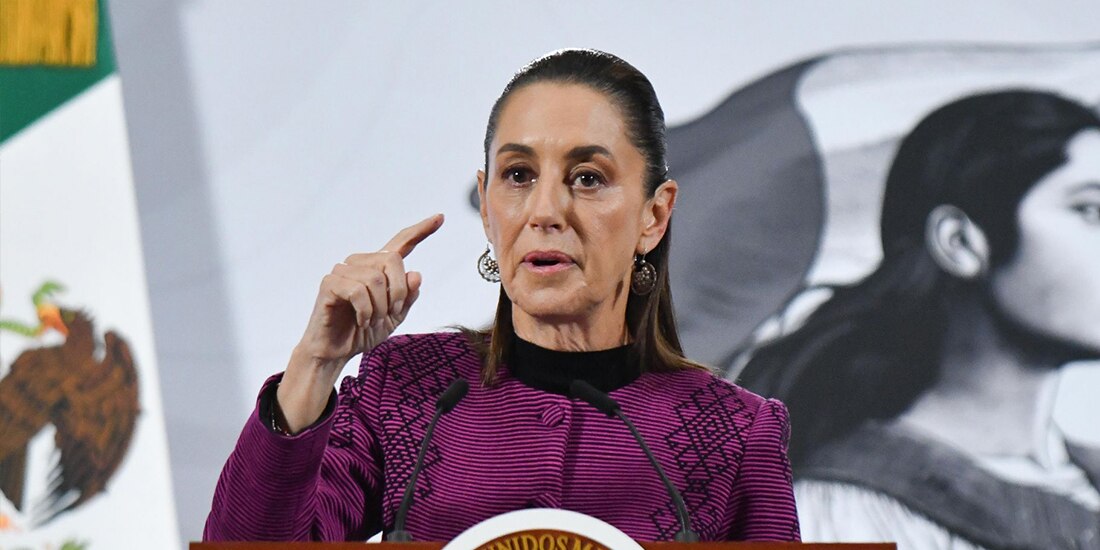 La Presidenta, Claudia Sheinbaum, en conferencia matutina