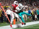 Una acción del partido entre Miami Dolphins y New England Patriots en la Semana 2 de la NFL
