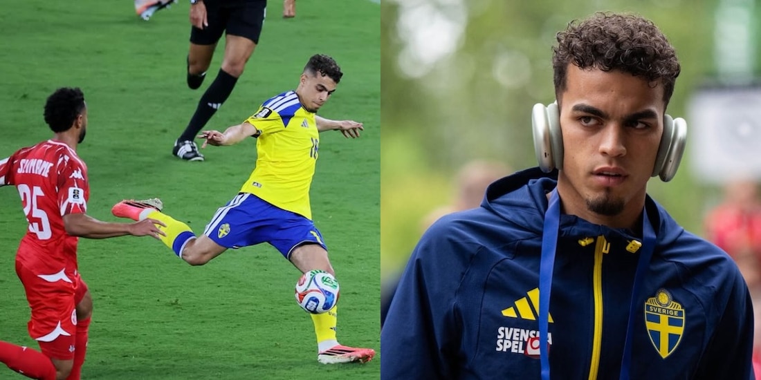 ¿De dónde es Yasin Ayari, el jugador de Suecia que anotó gol ante Túnez?