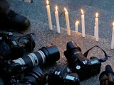 Manifestación por violencia contra periodistas.