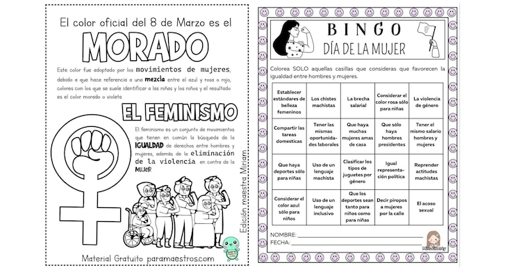 Actividades para el Día Internacional de la Mujer
