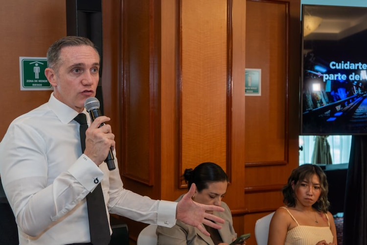 El director general del Metro, Adrián Rubalcava Suárez, presentó un balance de su gestión al frente del STC, el 28 de julio de 2026.