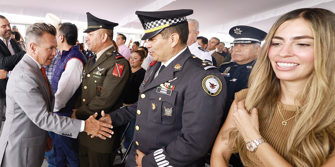 El gobernador Pablo Lemus, ayer, en la presentación de la instalación.