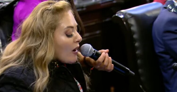 Claudia Edith Anaya, senadora del PRI.