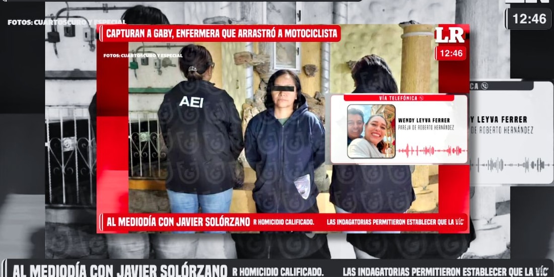 Wendy Leyva, quien fuera pareja del motociclista atropellado en Iztapalapa, habló en entrevista con Al Mediodía con Solórzano.