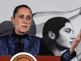 La jefa del Ejecutivo federal, ayer, en conferencia de prensa desde Palacio Nacional.