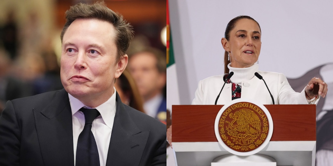 Musk acusa a Sheinbaum tras advertencia de medidas jurídicas