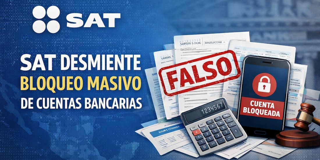 SAT niega operativos para congelar cuentas de contribuyentes en enero