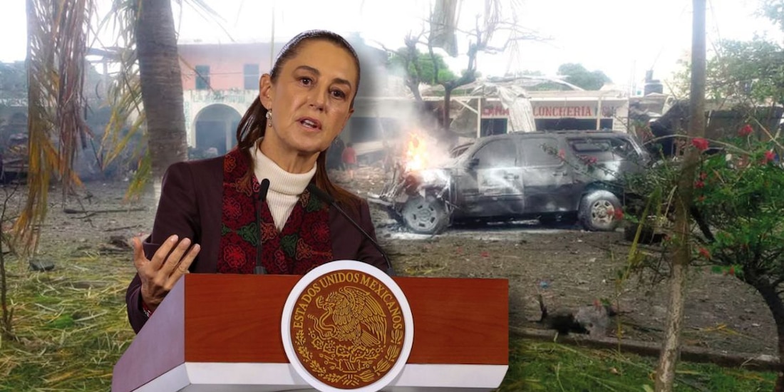 Sheinbaum pide esperar investigación de la FGR para determinar tipo de delito por explosión en Coahuayana.