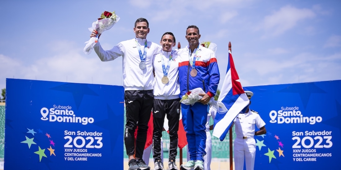 Emiliano Hernández y Duilio Carrillo incrementan cosecha en pentatlón, ayer.