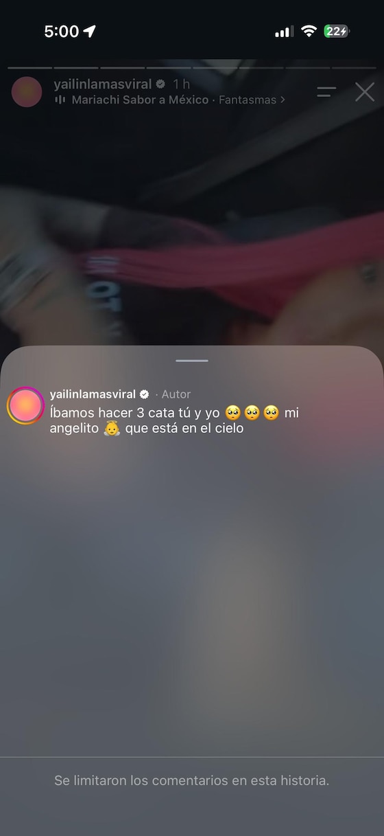 Así reveló Yailin La más Viral que perdió un bebé