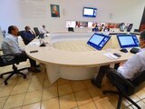 Gobernador Héctor Astudillo en reunión virtual