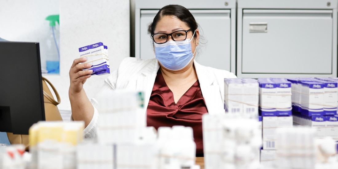 Martí Batres destaca trabajo institucional para lograr 100% de abasto de medicamentos en el ISSSTE.