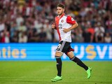 Santiago Giménez ingresó a la cancha al minuto 77 del encuentro entre Feyenoord y Heerenveen.