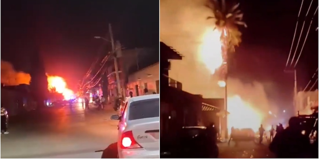 Ataque con explosivos contra la comandancia de la policía municipal de Ojocaliente, en Zacatecas, el 30 de agosto de 2026.