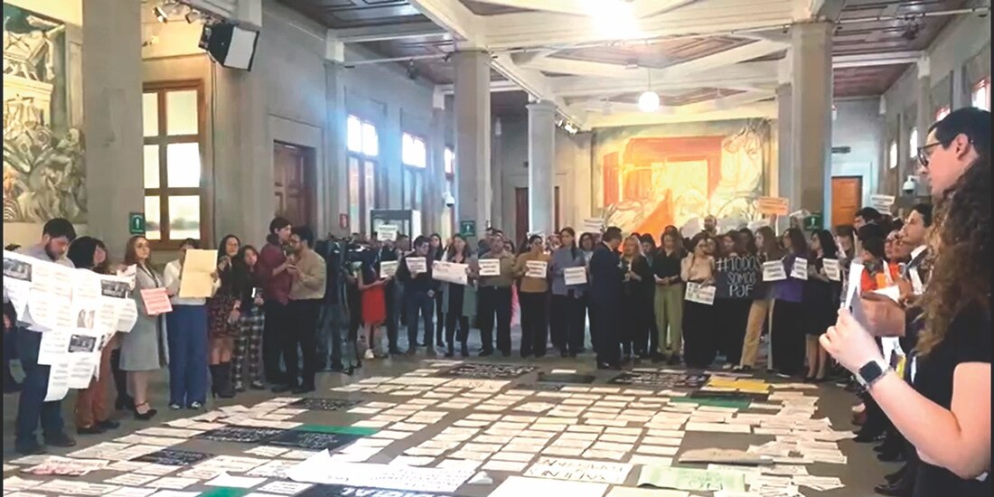 Secretarios de la SCJN manifestaron su apoyo a la reforma judicial, ayer.