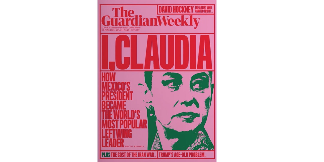 PORTADA de la edición del 19 de junio
de la revista The Guardian Weekly.
