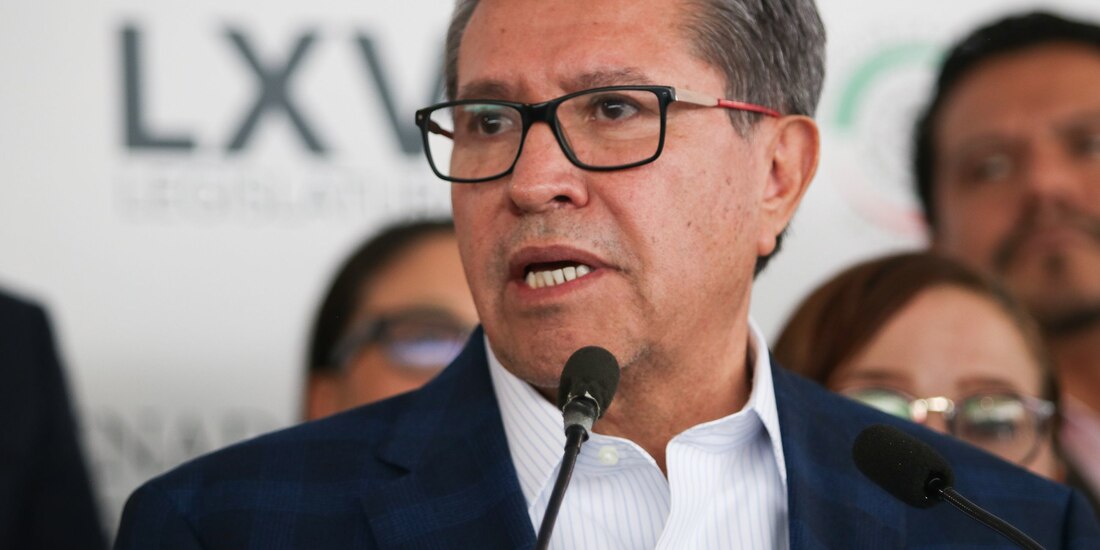 Ricardo Monreal, líder parlamentario de Morena en el Senado de la República