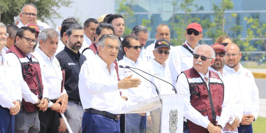Américo Villarreal pone en marcha operativo de vigilancia de la cuenca del río Guayalejo-Tamesí.