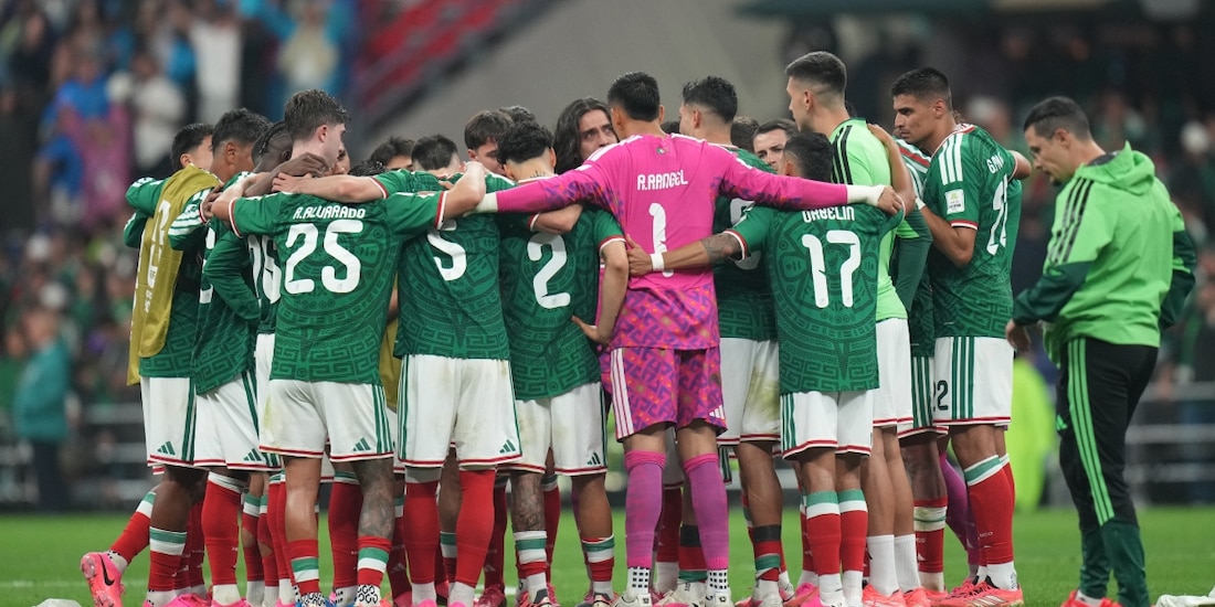 Los jugadores de la Selección Mexicana tras la derrota ante Inglaterra en el Mundial 2026.