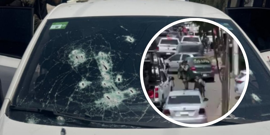 VIDEOS captaron agresión a agentes de la FGE Jalisco en Zapopan.