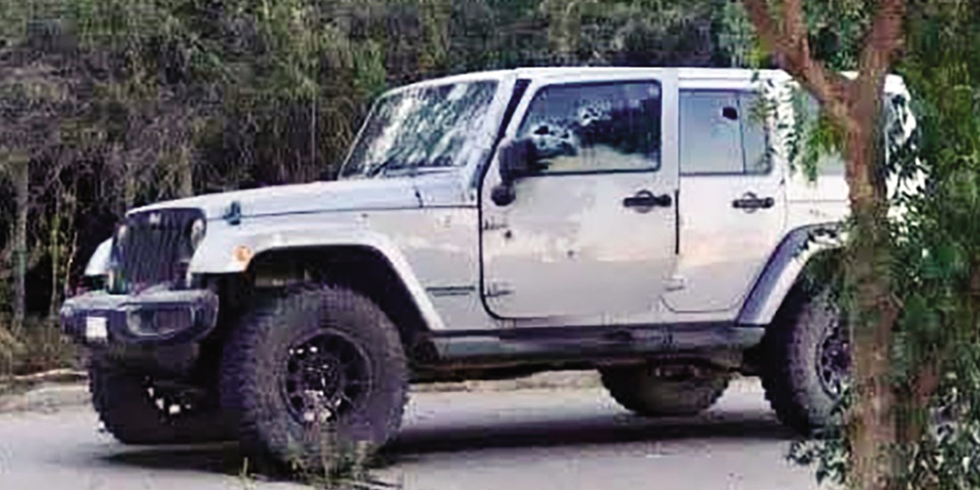 LA VÍCTIMA iba en su vehículo, acompañada por su hija.