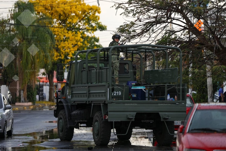 Elementos federales en Guadalajara.