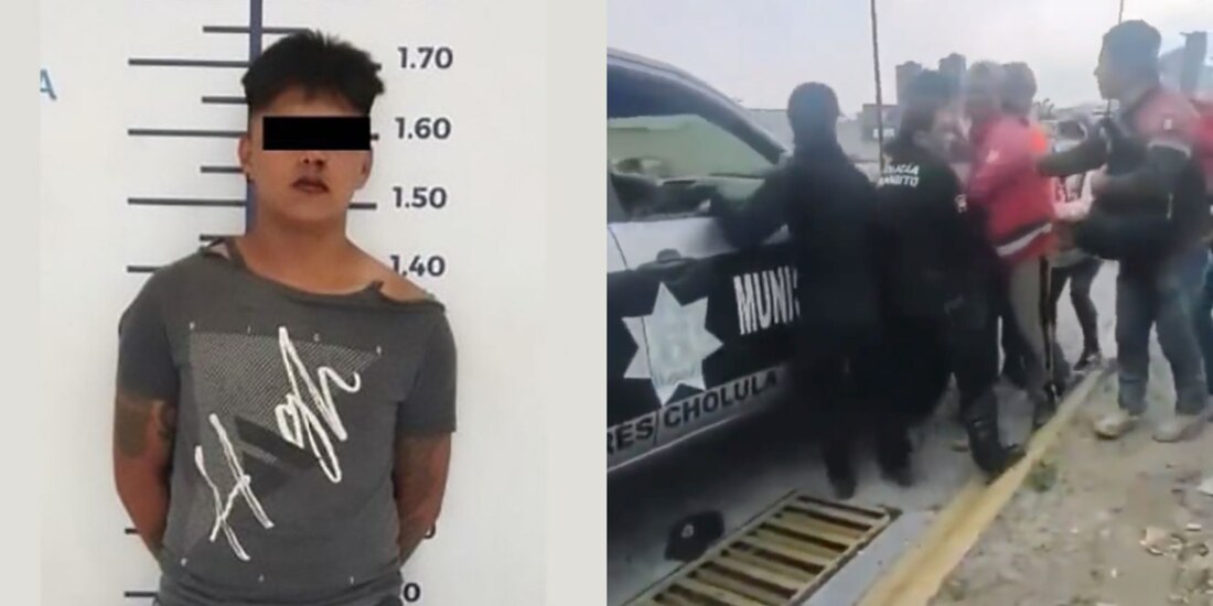 Hombre es detenido tras agredir a una mujer policía.