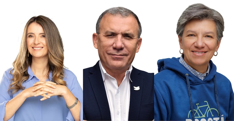 Paloma Valencia, Roy Barreras, y Claudia López