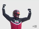 Pascal Wehrlein festeja su victoria en el e-Prix de CDMX de la Fórmula E, en el Autódromo Hermanos Rodríguez.