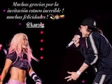 Karol G invita a Peso Pluma a su concierto a cantar 'QLONA' (VIDEO)