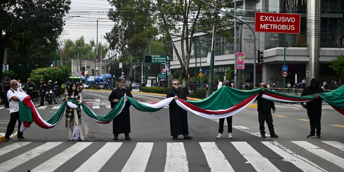 Protesta de jueces y magistrados en retiro en CDMX.