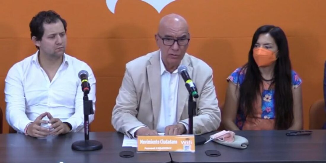 Dante Delgado, dirigente nacional del Movimiento Ciudadano.