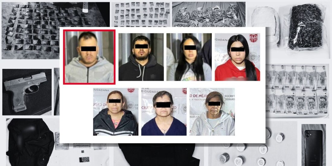 Policías capitalinos y mexiquenses detuvieron a “El Chícharo” y acompañantes durante un cateo en la alcaldía Cuauhtémoc.