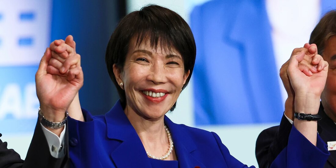 Sanae Takaichi es elegida como la primera ministra de Japón.