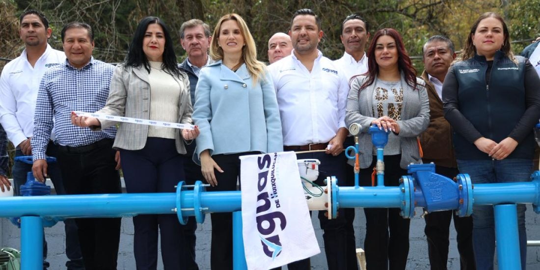 Huixquilucan inaugura pozo ‘El Plan’ para mejorar la distribución de agua en la Zona Tradicional.