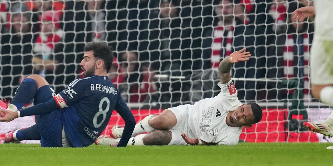 El brasileño, en el momento exacto en el que pidió su cambio después de su lesión, el fin de semana.