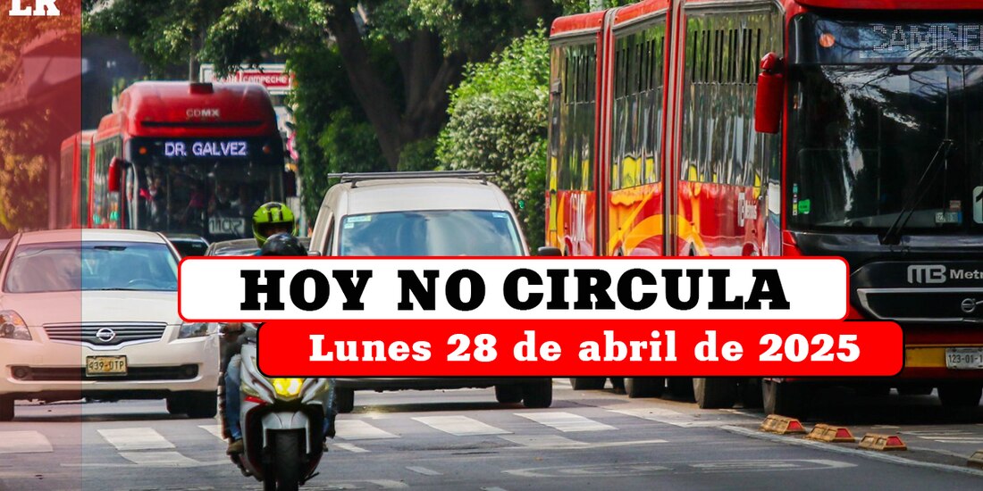 Revisa en La Razón qué autos descansan este lunes 28 de abril en la Ciudad de México y el Estado de México.