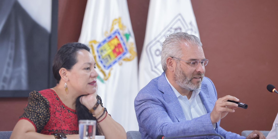 Gobernador Ramírez Bedolla presenta la tecnología Guardián Forestal a Semarnat.